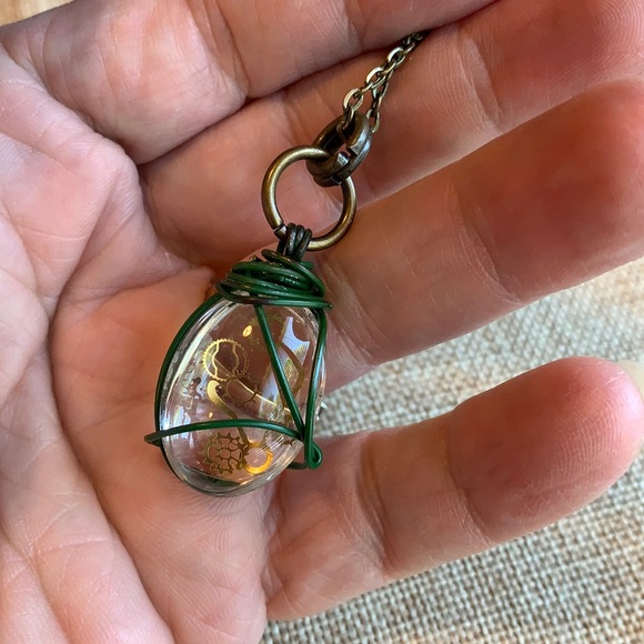 3D wired Handmade One of a kind Necklace 18” New - Picture 3 of 9